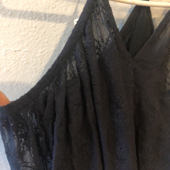 Rebecca Taylor lace off the shoulder long sleeve - Picture 4 of 9